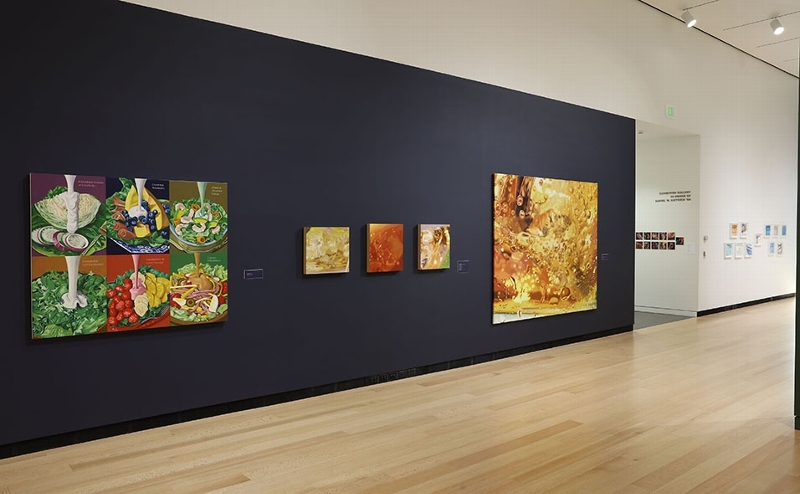 Installation views of Julia Jacquette: Unrequited and Acts of Play, Ruth and Elmer Wellin Museum of Art at Hamilton College (February 18 – July 2, 2017). Photos by John Bentham